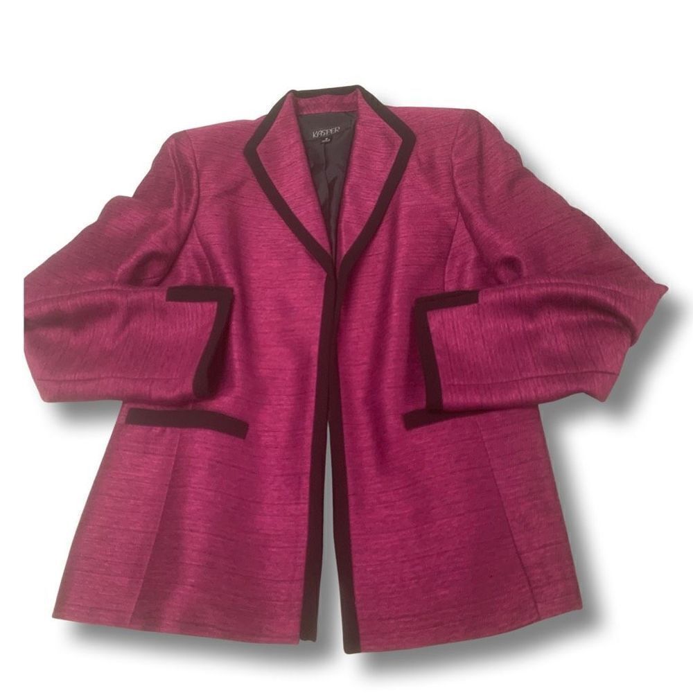 Metallic Hot Pink Blazer and Sleeveless Bloyse Set